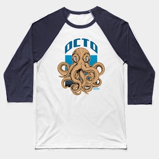 Octopus - 1 Baseball T-Shirt
